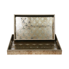 TRAY SET 2PC RECTANGULAR CX80564 Default Title - MamasJan Crockery
