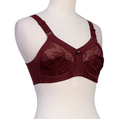 Belleza Lingerie Dourine League Bra - Maroon 004 46 / F - MamasJan Lingerie
