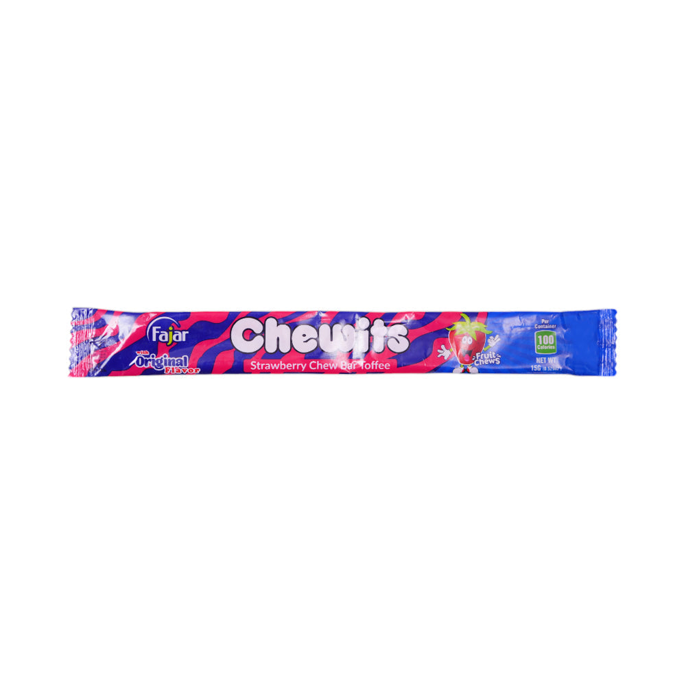 BIXY CHEWITS STRAWBERRY 15 GM Default Title - MamasJan Grocery