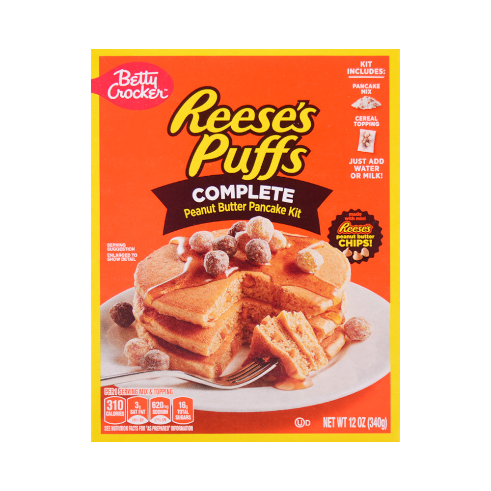 BETTY CROCKER REESE'S PUFFS PEANUT BUTTER & PANCAKE KIT 340G Default Title - MamasJan Grocery