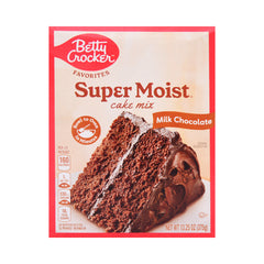 BETTY CROCKER SUPER MOIST CAKE MIX MILK CHOCOLATE 375 GM Default Title - MamasJan GroceryFoods