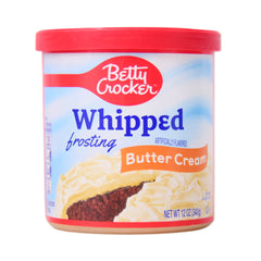 BETTY CROCKER WHIPPED FROSTING BUTTER CREAM 340G Default Title - MamasJan GroceryFoods