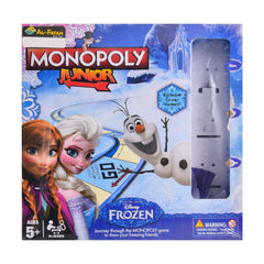 55511 DISNEY FROZEN MONOPOLY JUNIOR GAME A.I Default Title - MamasJan Toys