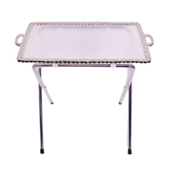 FRAME TEA TRAY SILVER LARGE 2021 Default Title - MamasJan Household