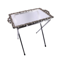 Frame Tea Tray Silver Large 2026 Default Title - MamasJan s