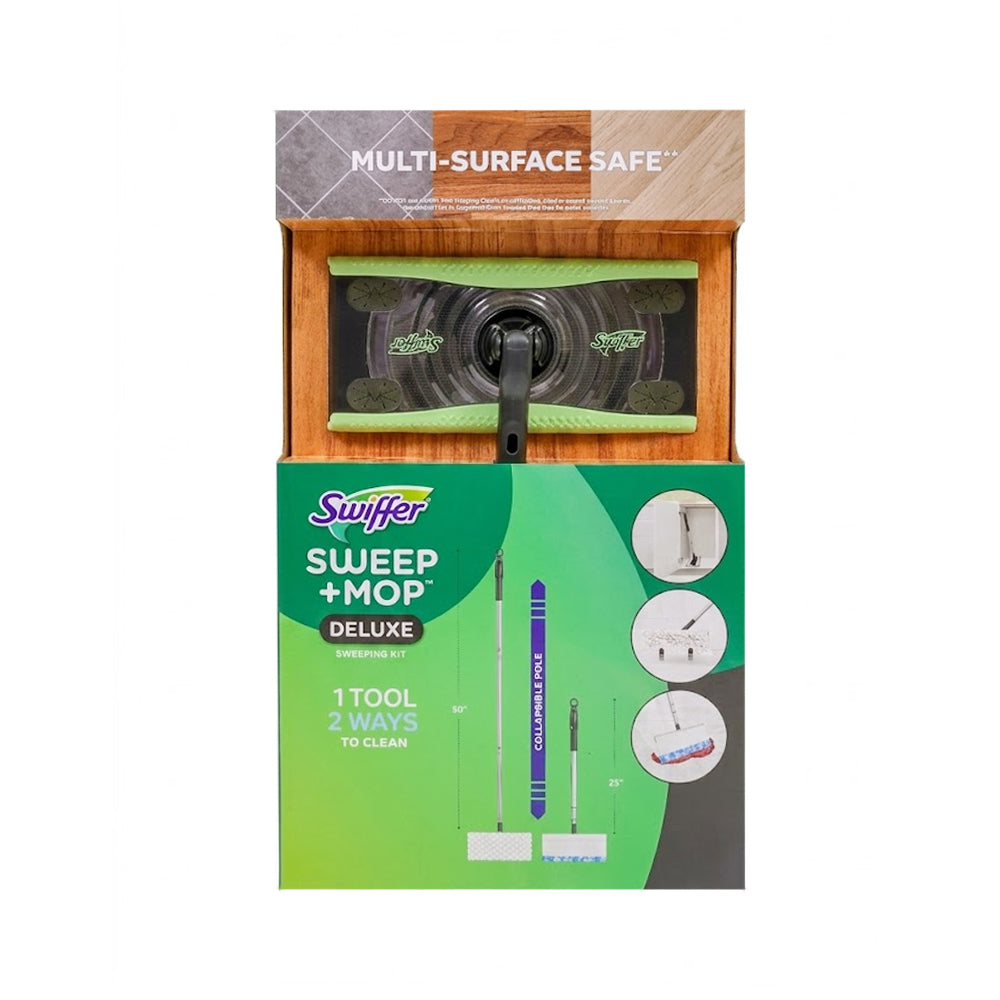 DELUXE SWIFFER SWEEP + MOP MULTI SURFACE SAFE KIT Default Title - MamasJan Household
