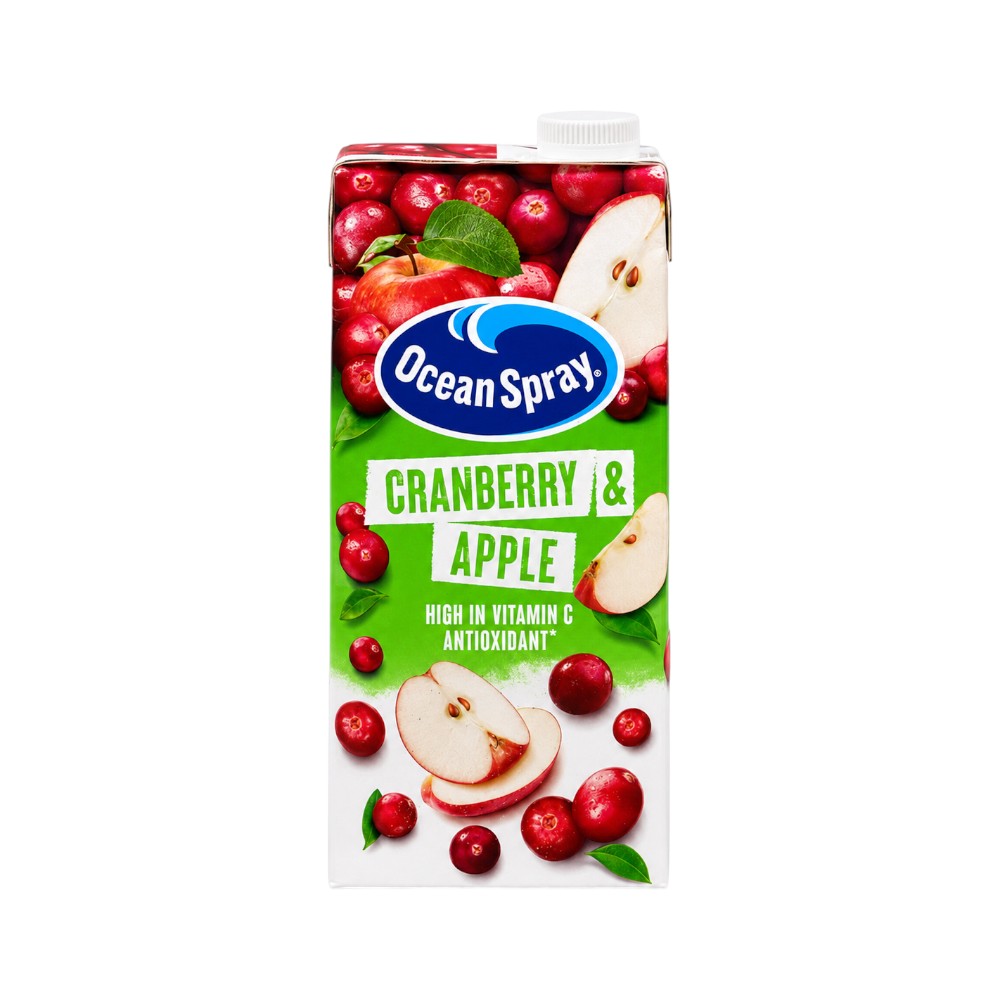 OCEAN SPRAY CRANBERRY & APPLE 1LTR Default Title - MamasJan GroceryFoods