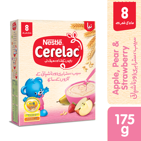 Cerelac Apple, Strawberry & Pear 175g