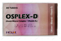 Osplex-D Tablets (1 Box = 3 Strips) (1 Strip = 10 Tablets)