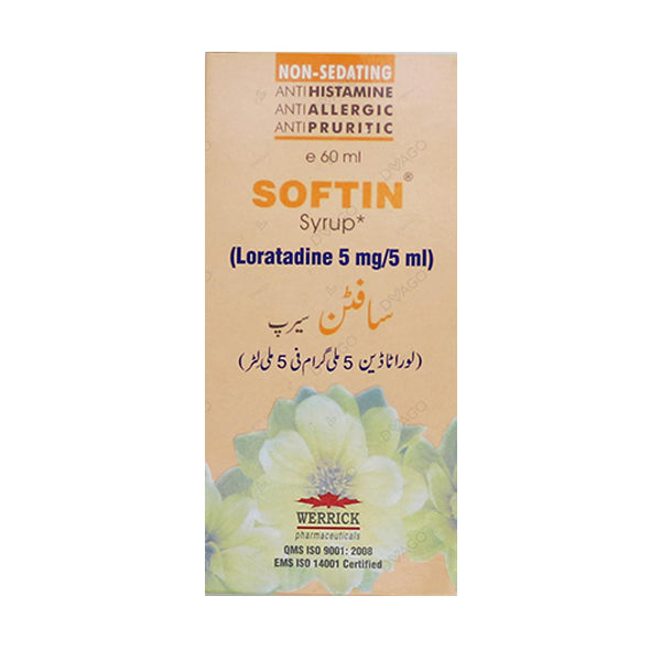 Softin 60ml Syrup 5mg/5ml