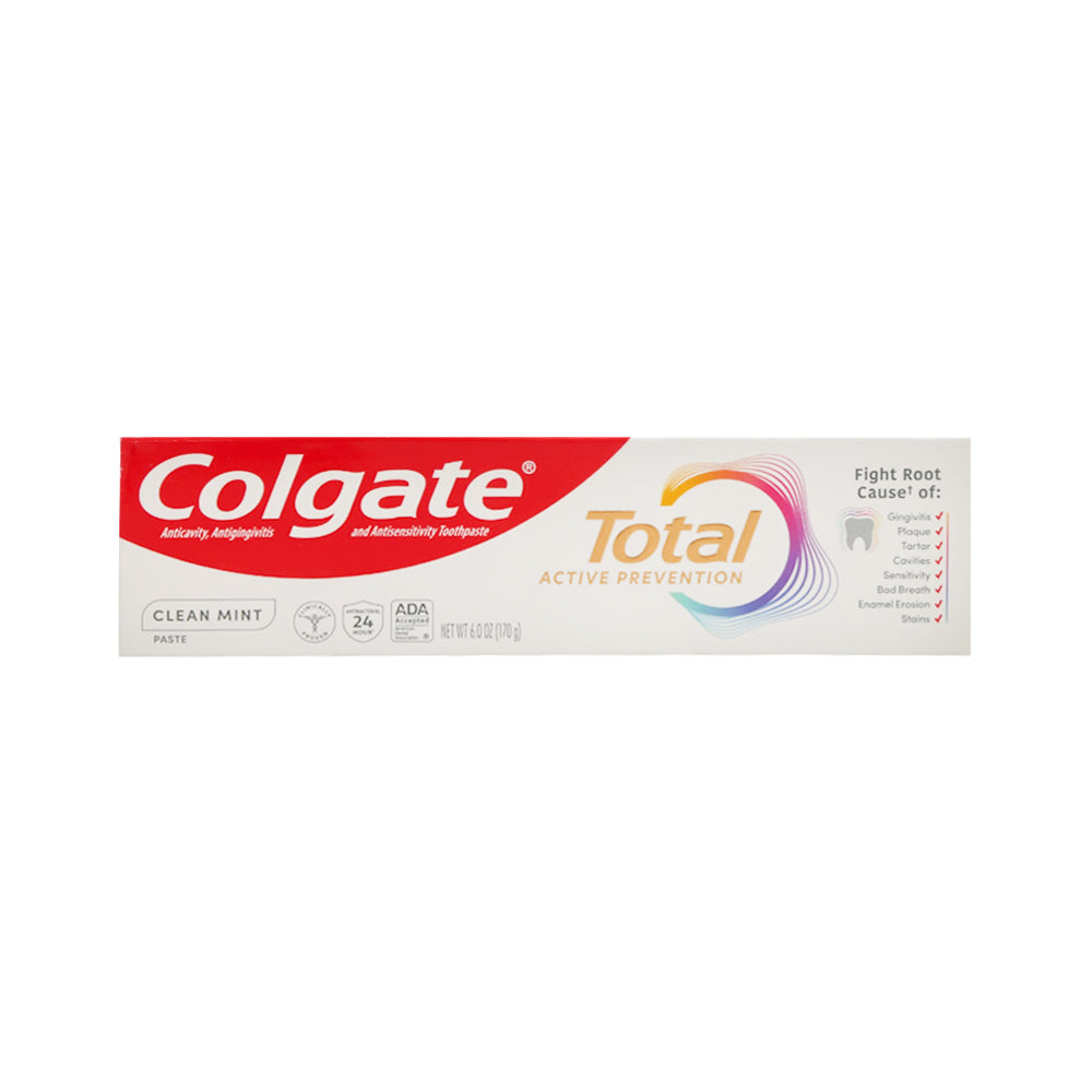 COLGATE TOOTHPASTE TOTAL CLEAN MINT 170 GM Default Title - MamasJan Grocery Nonfood