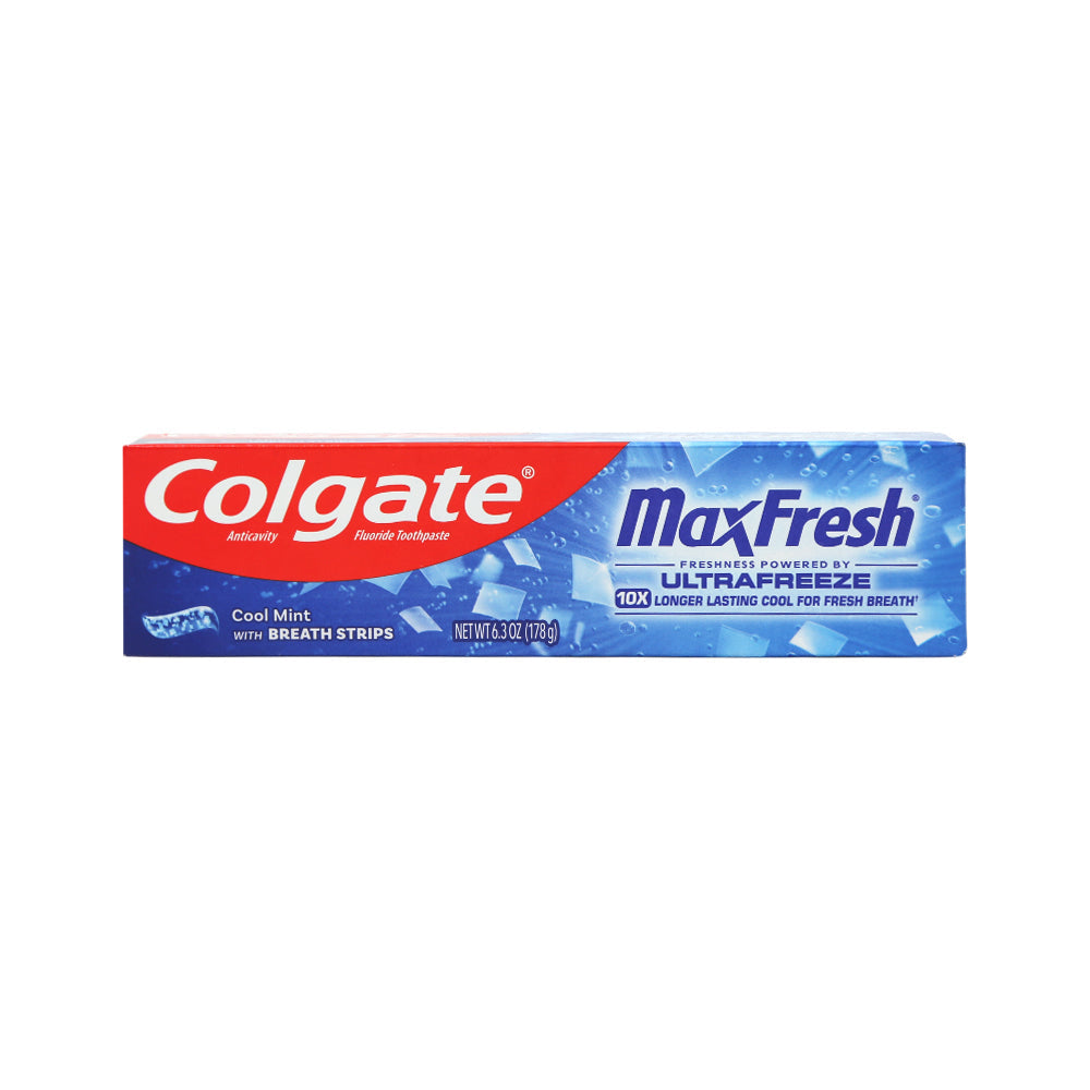 COLGATE TOOTH PASTE MAX FRESH ULTRAFREEZE COOL MINT 178 GM Default Title - MamasJan Grocery Nonfood