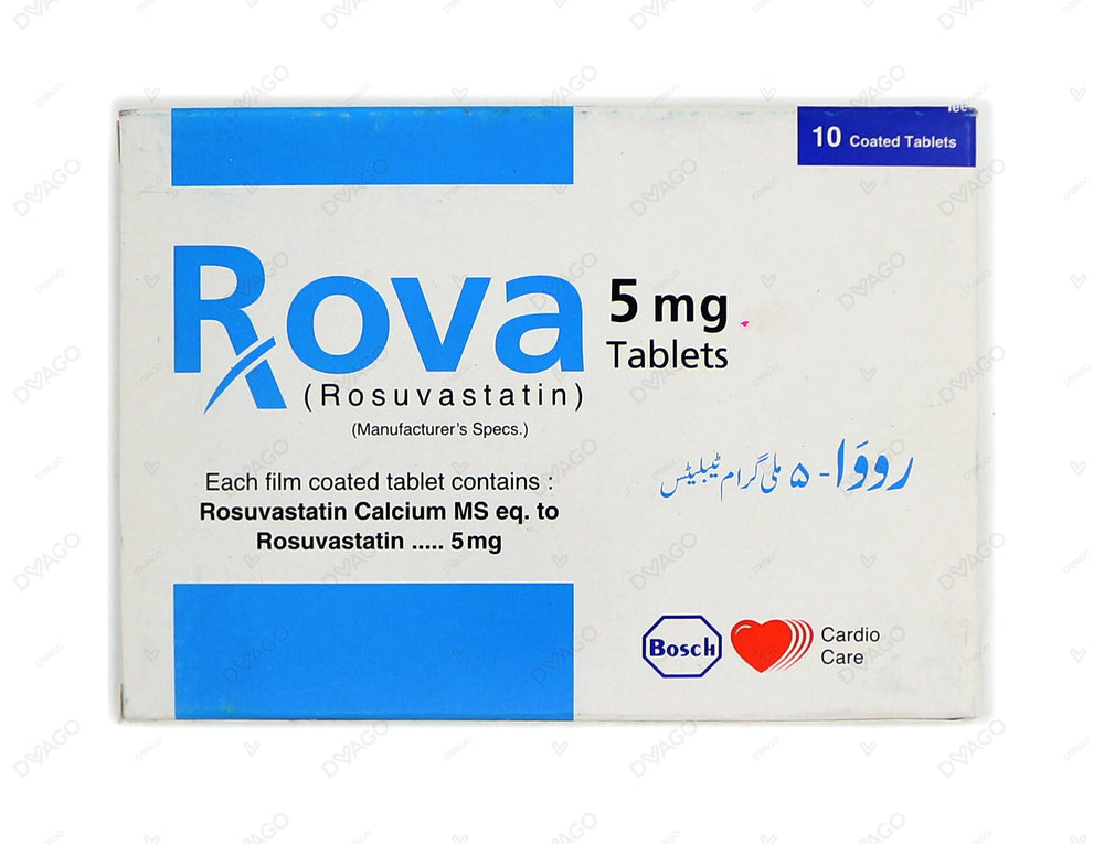 Rova Tablets 5mg (1 Box = 1 Strip)(1 Strip = 10 Tablets)