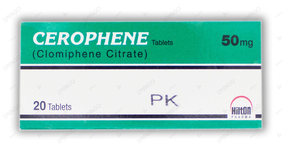 Cerophene Tablets 50mg (1 Strip = 10 Tablets)