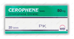 Cerophene Tablets 50mg (1 Strip = 10 Tablets)