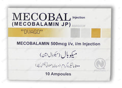 Mecobal IV/IM Injection 500mcg (1 Box = 10 Ampoules)