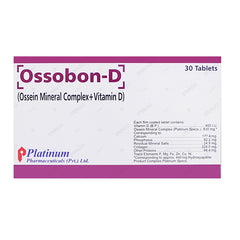 Ossobon-D Tablets (1 Strip = 10 Tablets)