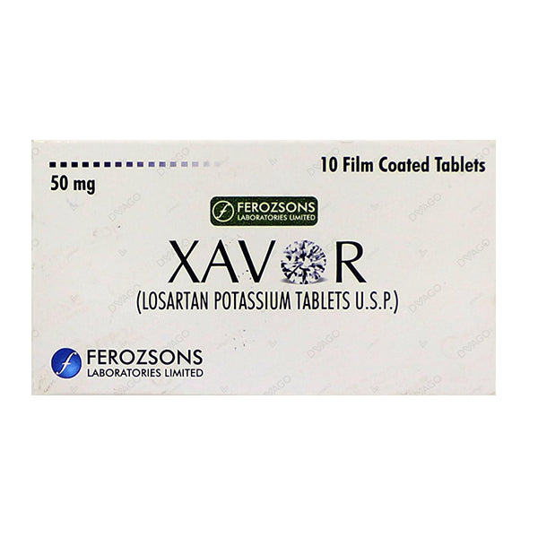 Xavor Tablets 50mg (1 Box = 1 Strip)(1 Strip = 10 Tablets)