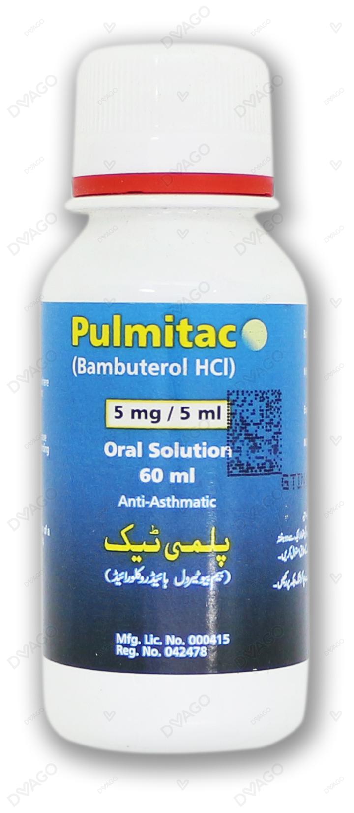 Pulmitac 60ml Oral Solution 5mg/5ml