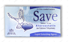 Save Tablets 10mg (1 Box = 1 Strip)(1 Strip = 10 Tablets)