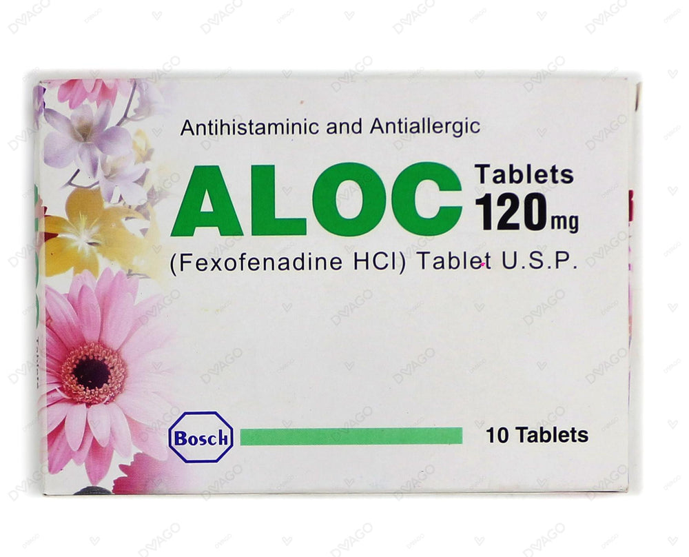 Aloc Tablets 120mg (1 Box = 1 Strip)(1 Strip = 10 Tablets)