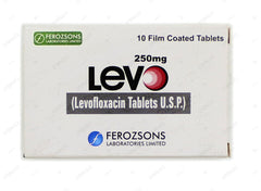 Levo Tablets 250mg (1 Box = 1 Strip)(1 Strip = 10 Tablets)