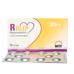 Rolip Tablets 20mg (1 Box = 1 Strip)(1 Strip = 10 Tablets)