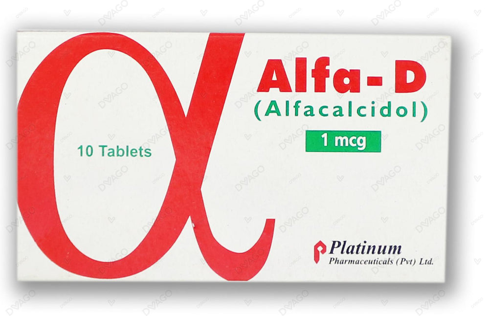 Alfa-D Tablets 1mcg (1 Box = 1 Strip)(1 Strip = 10 Tablets)