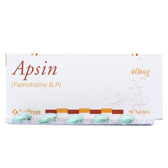 Apsin Tablets 40mg (1 Box = 1 Strip)(1 Strip = 10 Tablets)