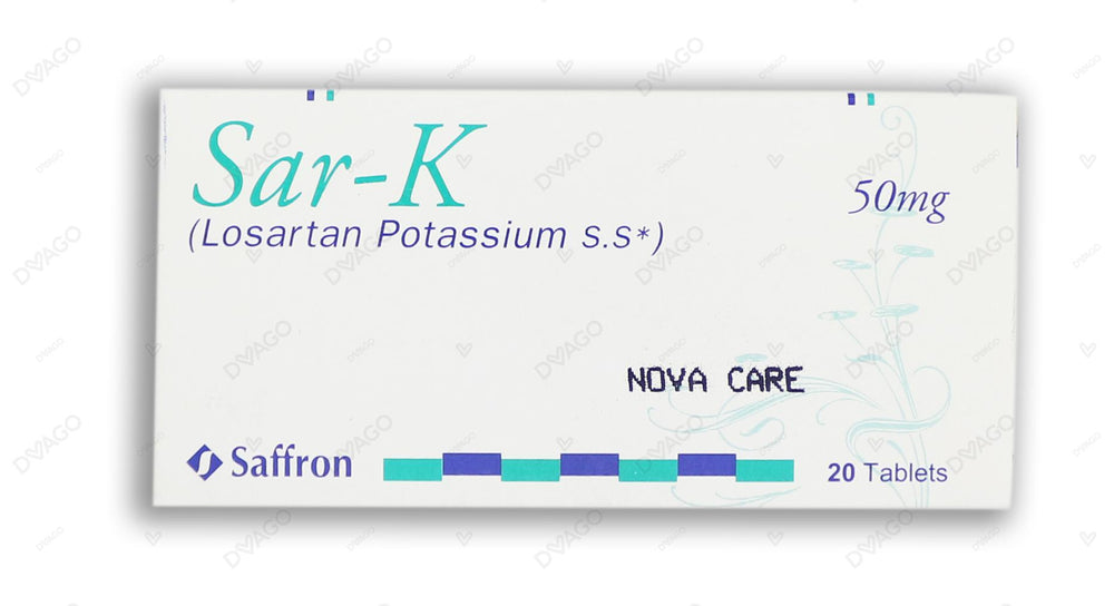 Sar-K Tablets 50mg (1 Strip = 10 Tablets)