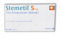 Stemetil Tablets 5mg (1 Strip = 50 Tablets) (1 Box = 6 Strips)
