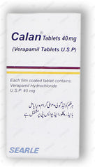 Calan Tablets 40mg (1 Bottle = 50 Tablets)
