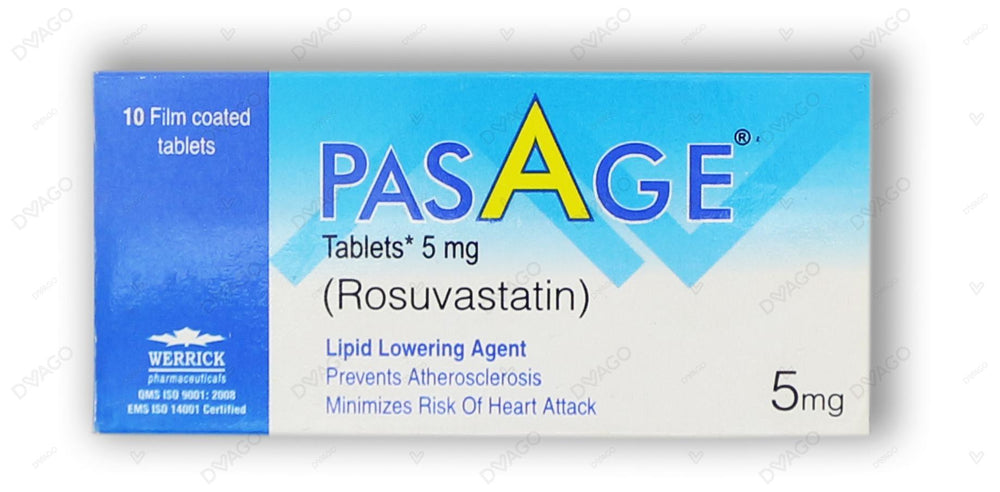 Pasage Tablets 5mg (1 Box = 1 Strip)(1 Strip = 10 Tablets)