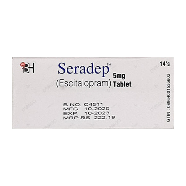 Seradep Tablets 5mg (1 Strip = 7 Tablets)