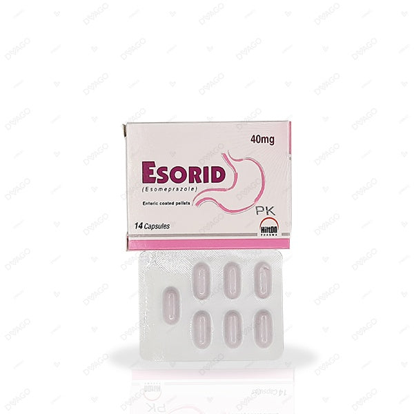 Esorid Capsules 40mg (1 Strip = 7 Capsules)