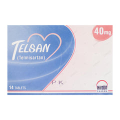 Telsan Tablets 40mg (1 Strip = 7 Tablets)