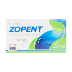 Zopent Tablets 20mg (1 Box = 2 Strips) (1 Strip = 7 Tablets)