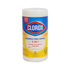 CLOROX WIPES DISINFECTING 3IN1 CRISP LEMON 75S 474 GM Default Title - MamasJan Grocery Nonfood