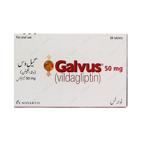 Galvus Tablets 50mg (1 Box = 2 Strips) (1 Strip = 14 Tablets)