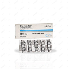 Co-Renitec Tablets 10mg/25mg (1 Strip = 10 Tablets)