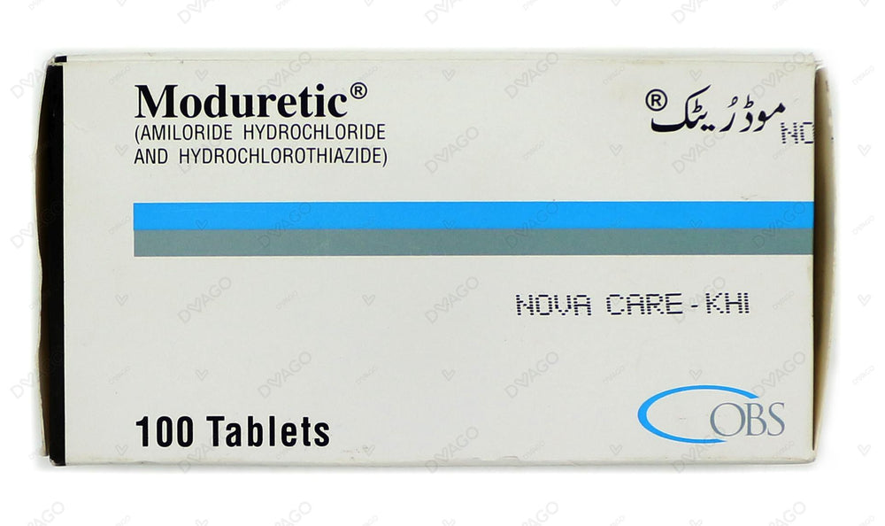 Moduretic Tablets 5/50mg (1 Box = 10 Strips) (1 Strip = 10 Tablets)