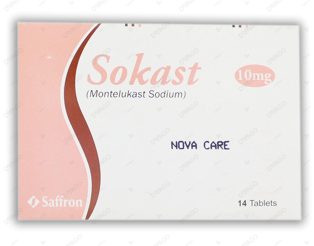 Sokast Tablets 10mg (1 Box = 1 Strip)(1 Strip = 14 Tablets)