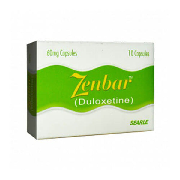 Zenbar Capsules 60mg (1 Box = 1 Strip)(1 Strip = 10 Capsules)