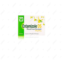Entamizole Ds Tablets 500mg/400mg (1 Box = 15 Tablets)