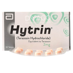 Hytrin Tablets 2mg (1 Box = 3 Strips) (1 Strip = 10 Tablets)