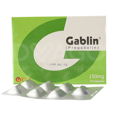 Gablin Capsules 150mg (1 Strip = 7 Capsules)