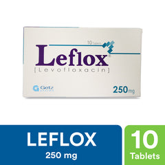 Leflox Tablets 250mg (1 Box = 1 Strip)(1 Strip = 10 Tablets)