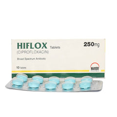Hiflox Tablets 250mg (1 Box = 1 Strip)(1 Strip = 10 Tablets)