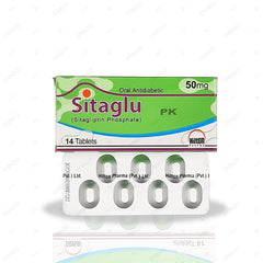 Sitaglu Tablets 50mg (1 Strip = 7 Tablets)
