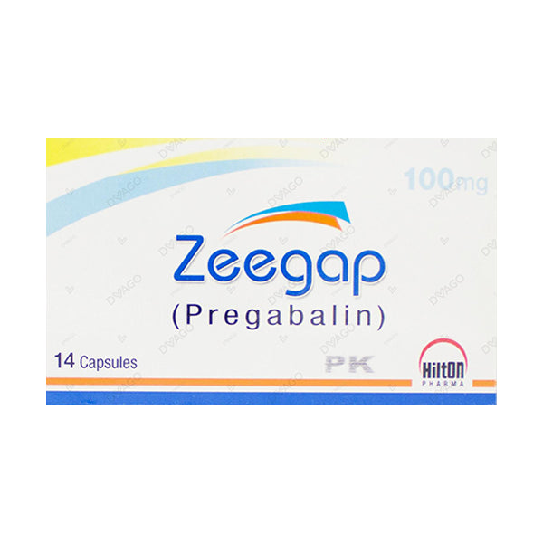 Zeegap Capsules 100mg (1 Box = 1 Strip)(1 Strip = 14 Capsules)